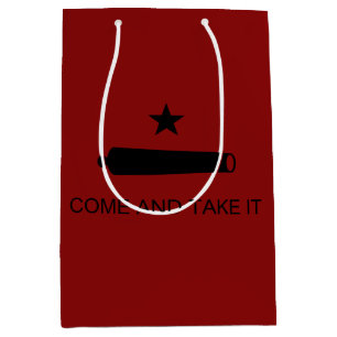 Come & Take It! Texas State battle Flag Medium Gift Bag