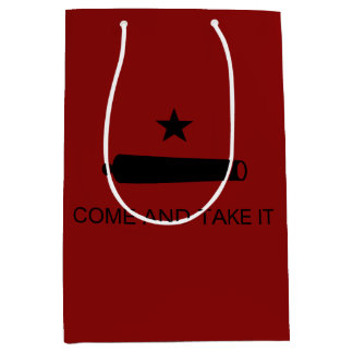 Come & Take It! Texas State battle Flag Medium Gift Bag