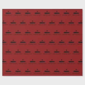 Come & Take It! Texas State battle Flag Wrapping Paper