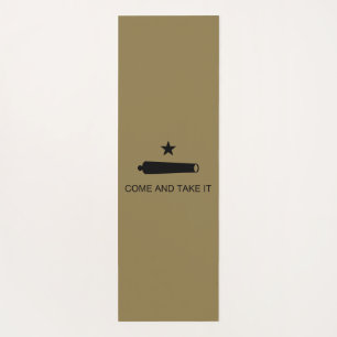 Come & Take It! Texas State battle Flag Yoga Mat