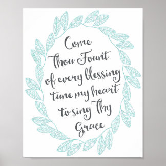 COME THOU FOUNT, 8 X 10 Value Poster Paper (Matte)