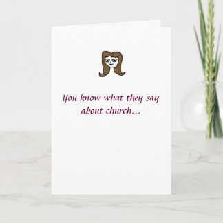 Come To Church! Card