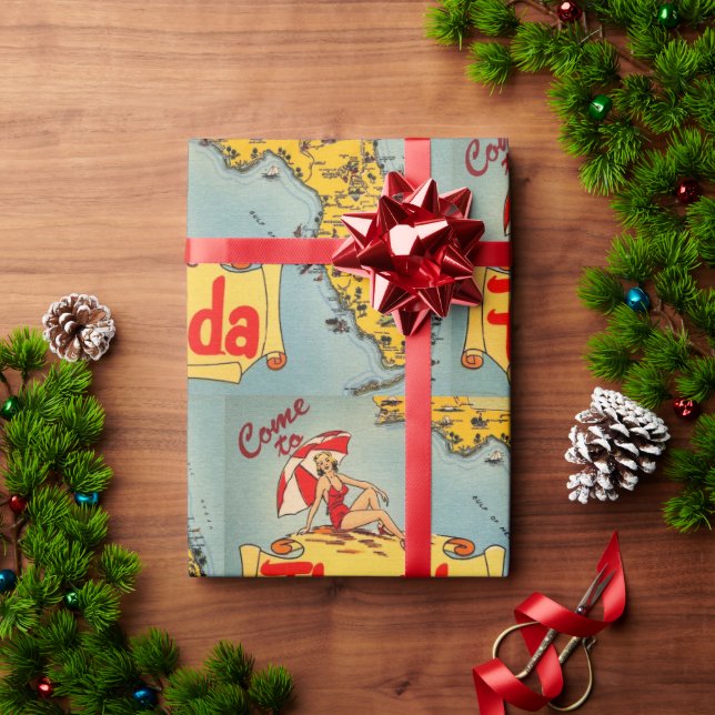 Come to Florida! Wrapping Paper (Holiday Gift)