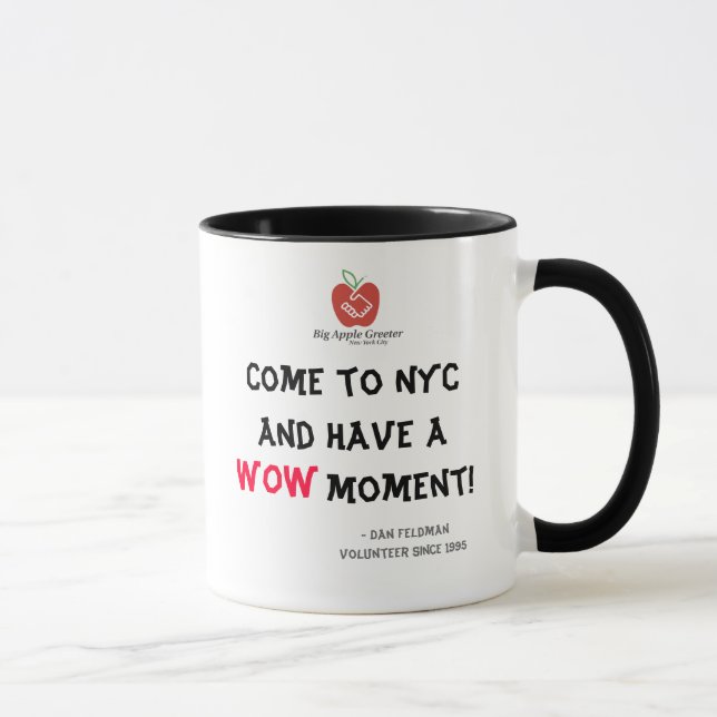 Come To NYC And Have A WOW Moment! Mug (Right)