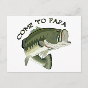Come to Papa Postcard