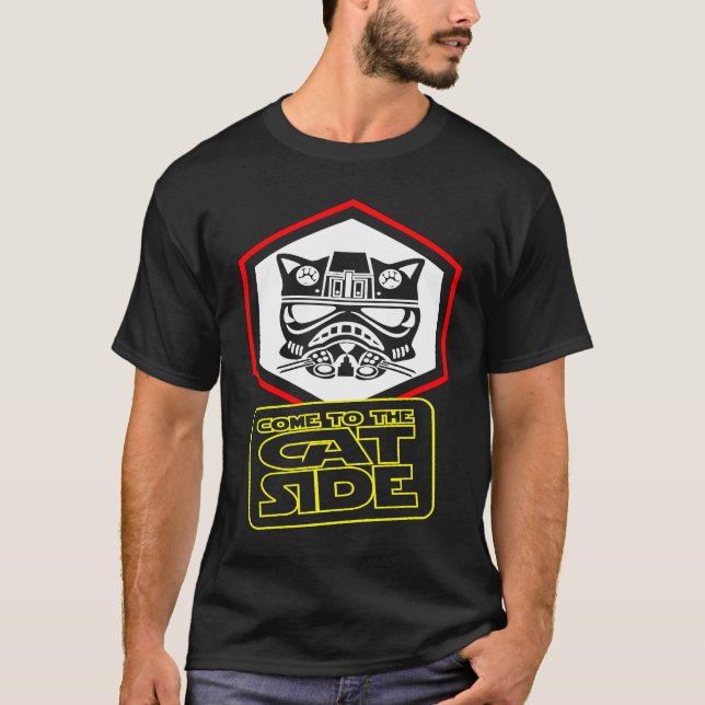 Come To The Cat Side Cat Trooper T-Shirt (Front)
