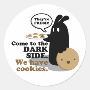 Come To The Dark Side. Stickers