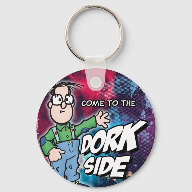 Come To The Dork Side Keychain (Front)