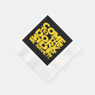 Come To The Dork Side We Have Pi Napkin