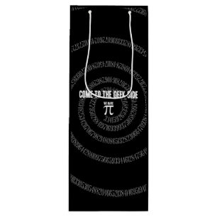 Come To The Geek Side for Pi Wine Gift Bag