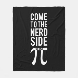 Come To The Nerd Side Fleece Blanket