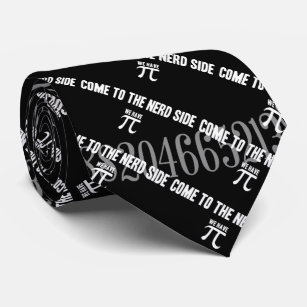 Come To The Nerd Side for Pi Tie