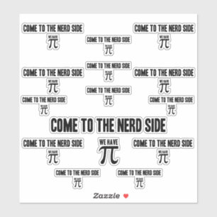 Come To The Nerd Side for Pi Typography Style