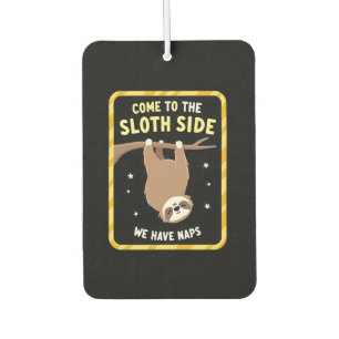 Come To The Sloth Side T-Shirt - Funny Sloth Pun ( Air Freshener