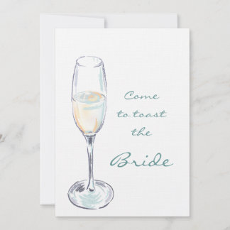 Come to toast the Bride Invitation