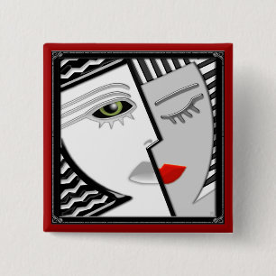 Come Together (pin) 2 Inch Square Button