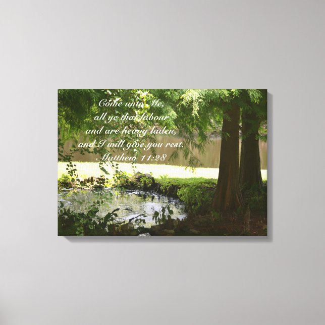 Come Unto Me! Canvas Print (Front)