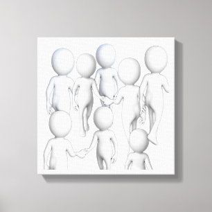 Come Walk with Me Canvas Print