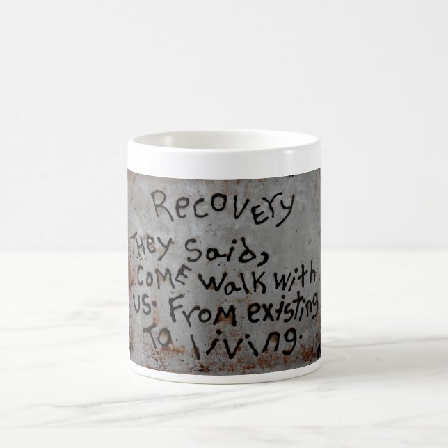 come walk with us coffee mug (Center)
