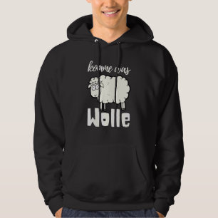 Come Was Wool Cute Sheep  Wool Tube Sewing Crochet Hoodie