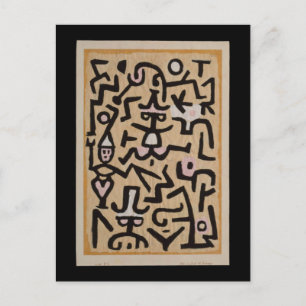 Comedian's Handbill Klee Fine Art Postcard