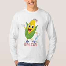 "Comedic Character Spoon: Funny Cereal Attack Tee