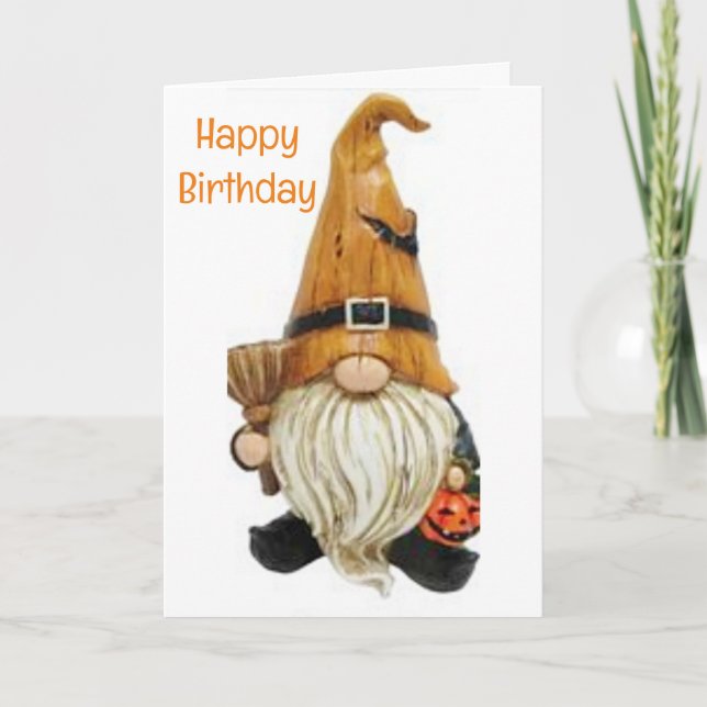 COMEDIC GNOME YOUR *70th* BIRTHDAY Card (Front)