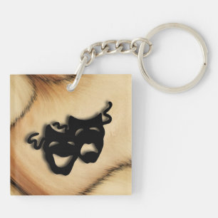 Comédie rustique et masques de théâtre de tragédie
