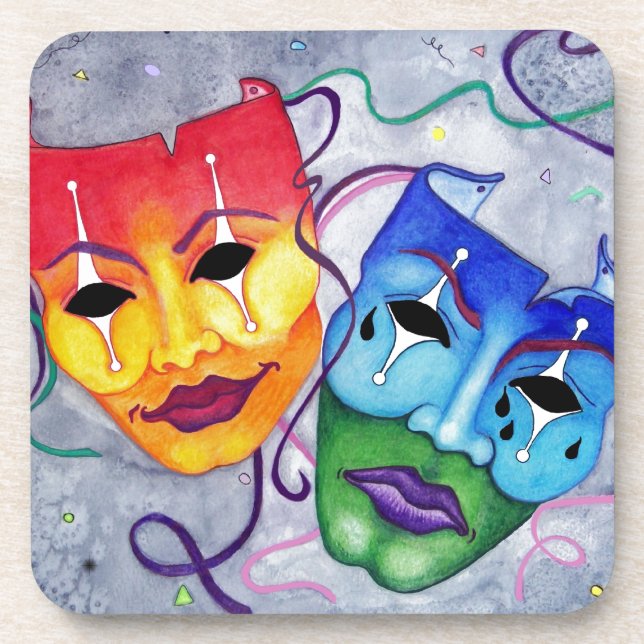 Comedy and Tragedy Coaster (Front)