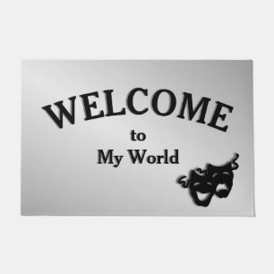 Comedy and Tragedy Theatre Welcome Doormat