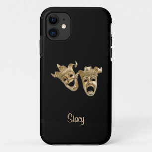 Comedy and Tragedy Unique Theatre Monogram iPhone 11 Case