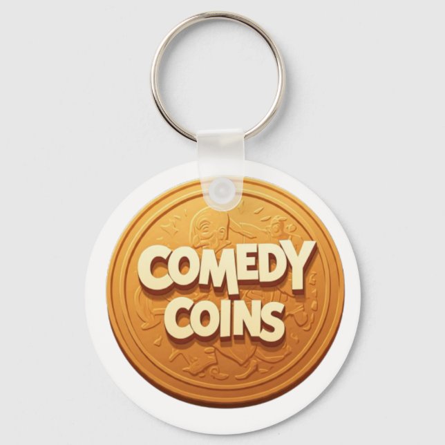 Comedy Coins Keychain (Front)