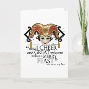 Comedy Of Errors Feast Quote Card