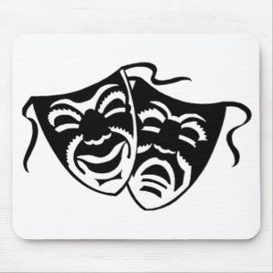 Comedy or Tragedy Mouse Pad