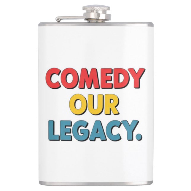 Comedy Our Legacy  Hip Flask (Front)