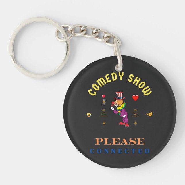 COMEDY SHOW KEYCHAIN (Front)