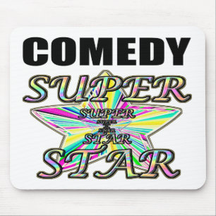 Comedy Superstar Mouse Pad