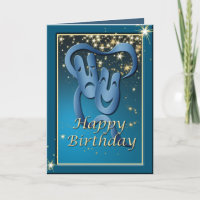 Comedy Tragedy Blue Theatre Mask Birthday Card