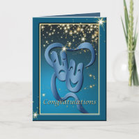 Comedy Tragedy Blue Theatre Mask Congratulations