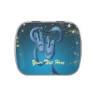 Comedy Tragedy Blue Theatre Mask Party Candy Tin