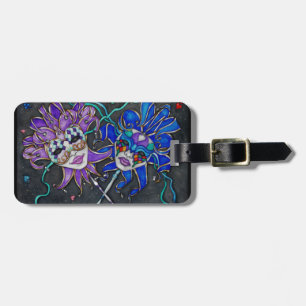 Comedy/Tragedy Jester Masks Luggage Tag
