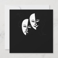 Comedy Tragedy Masks Actor Gift