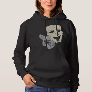 Comedy Tragedy Masks Theatre Drama Club Matching G Hoodie