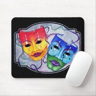 Comedy & Tragedy Mouse Pad