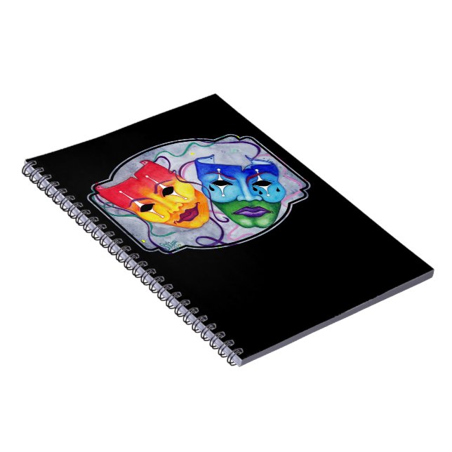 Comedy & Tragedy Notebook (Right Side)