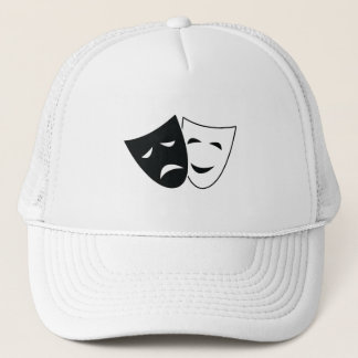 Comedy Tragedy Theater Masks Hat