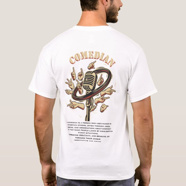 Comedy Vibes T-Shirt (Back)