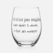 Comedy wine glass