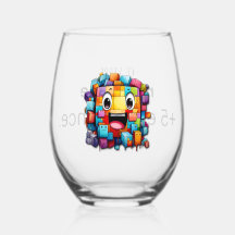Comedy wine glass