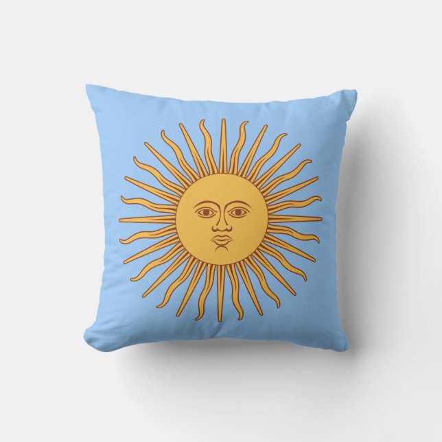 Comes the Sun Icon Decor Throw Pillow (Front)